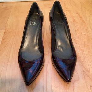 Stuart Weitzman tortoise kitten heels size 6.5